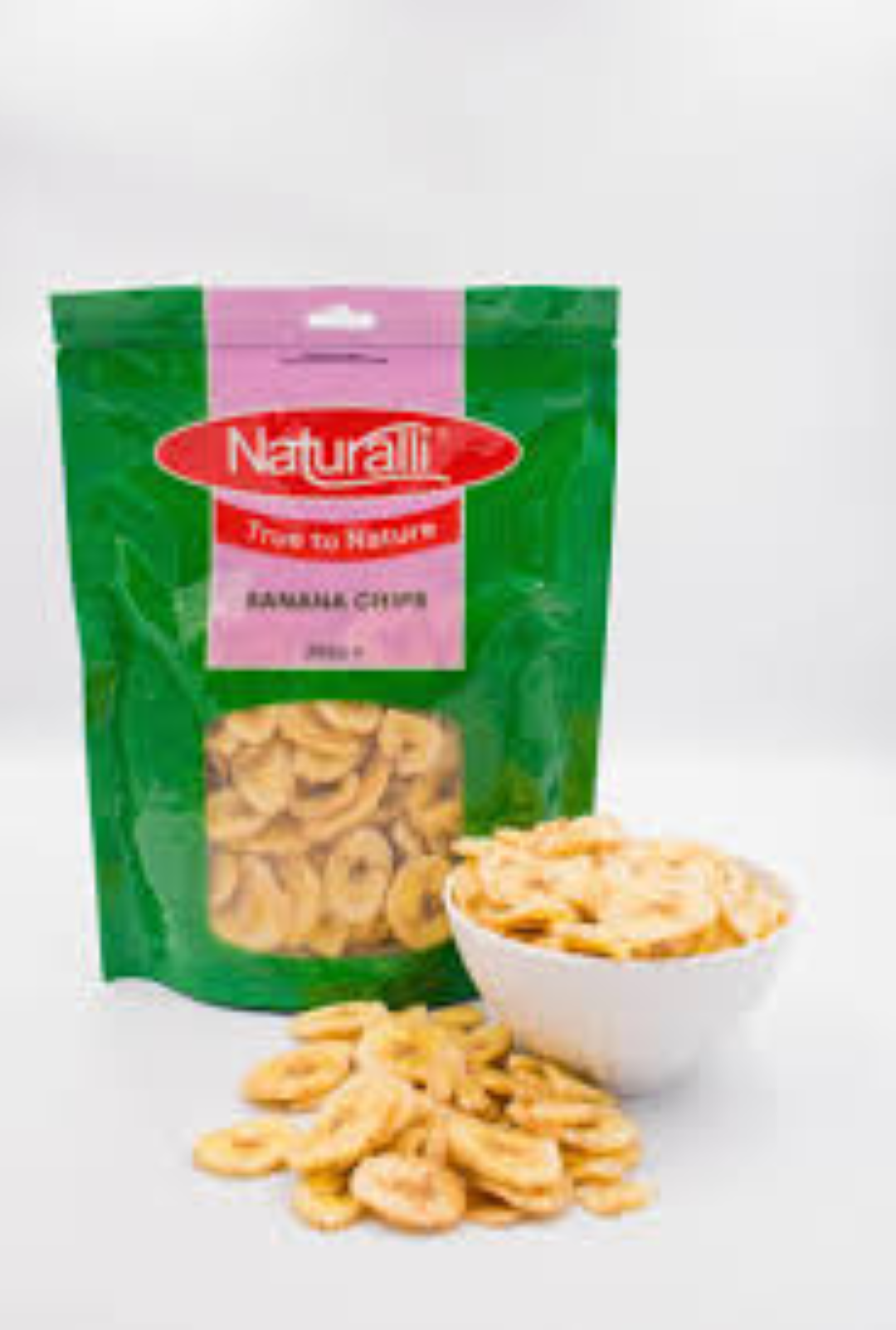 NATURALLI BANANA CHIPS 250G